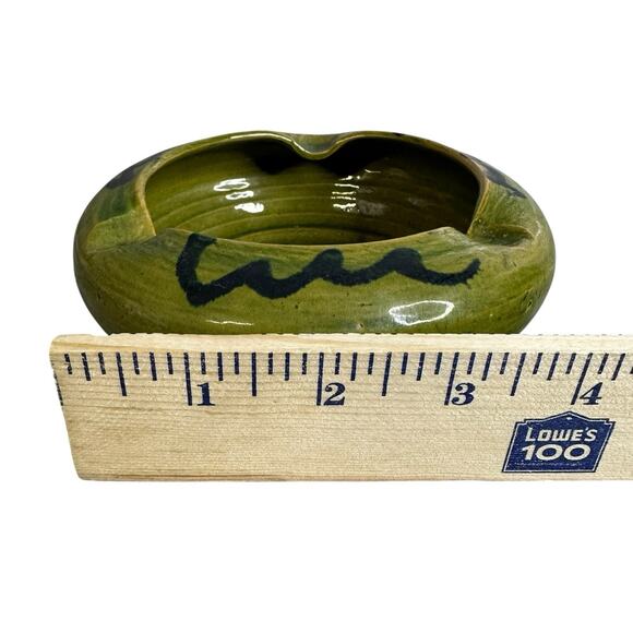 Native Ceramics LTD Ashtray Green Fish - Picture 5 of 7